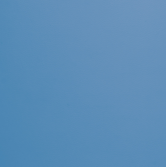 Copri pouf in ecopelle con cerniera  Azzurro Arketicom