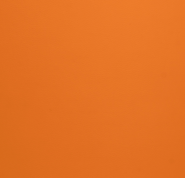 Copri Pouf Cilindro in Ecopelle 42x42 Arancione Arketicom