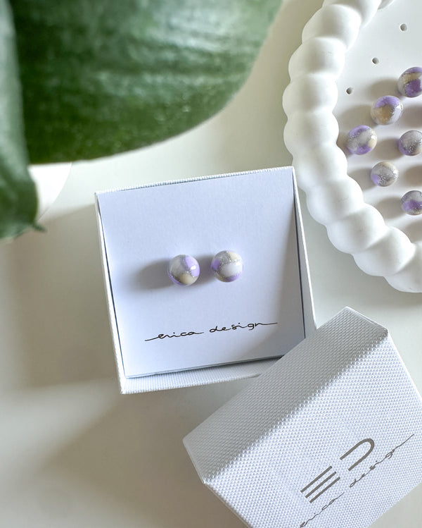 bulb marble | LIMITED EDITION | purple, transparent, beige