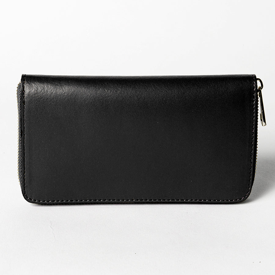 ELEGANT - elegant black leather wallet