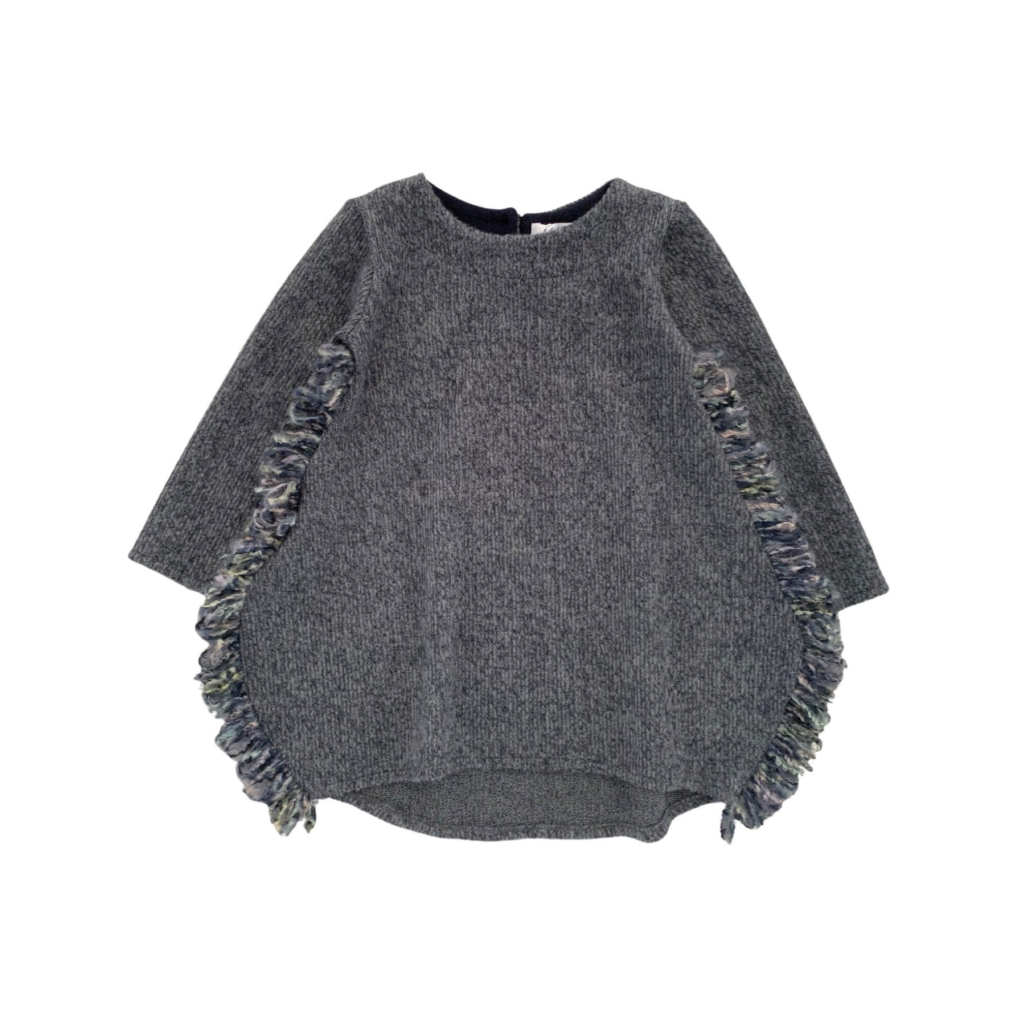 ABITO CON FRANGIA EGG-SHAPE