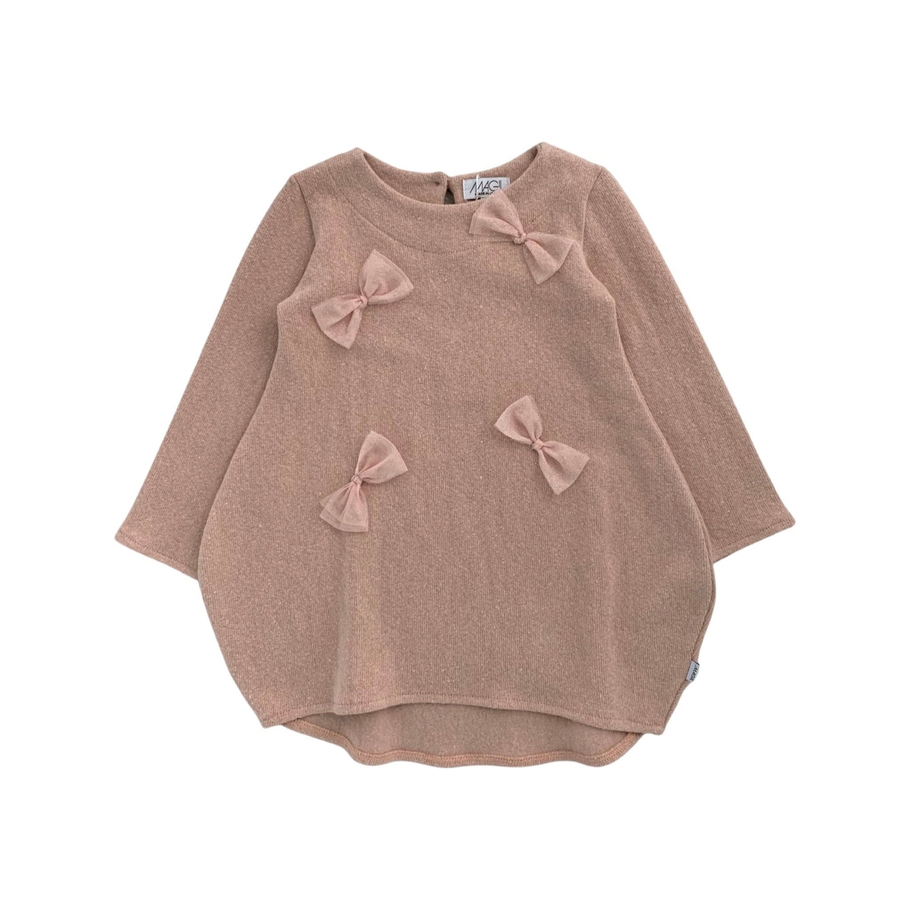 ABITO EGG-SHAPE CON FIOCCHI IN TULLE