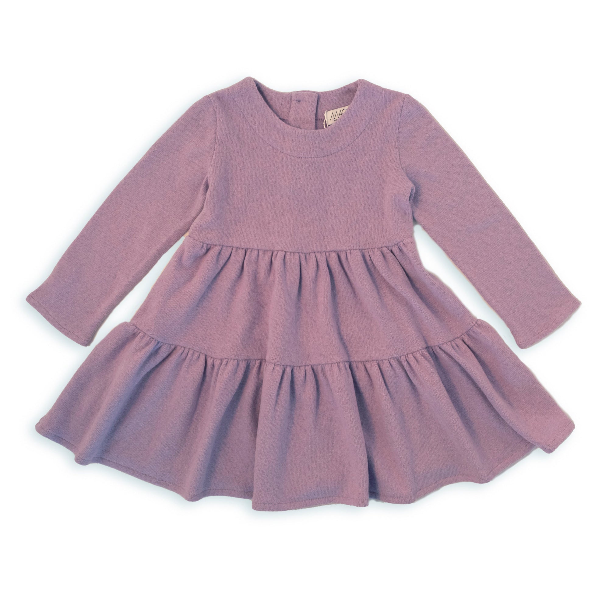 Abito In Caldo Cotone Con Doppia Balza