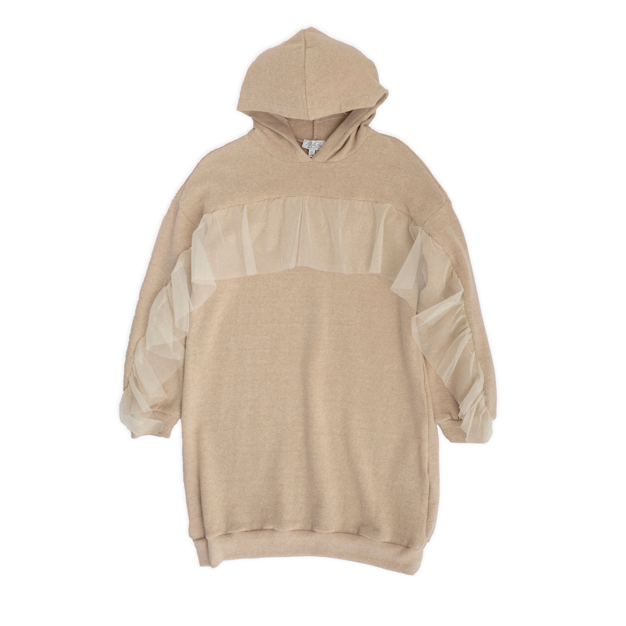 WARM COTTON DRESS WITH HOOD