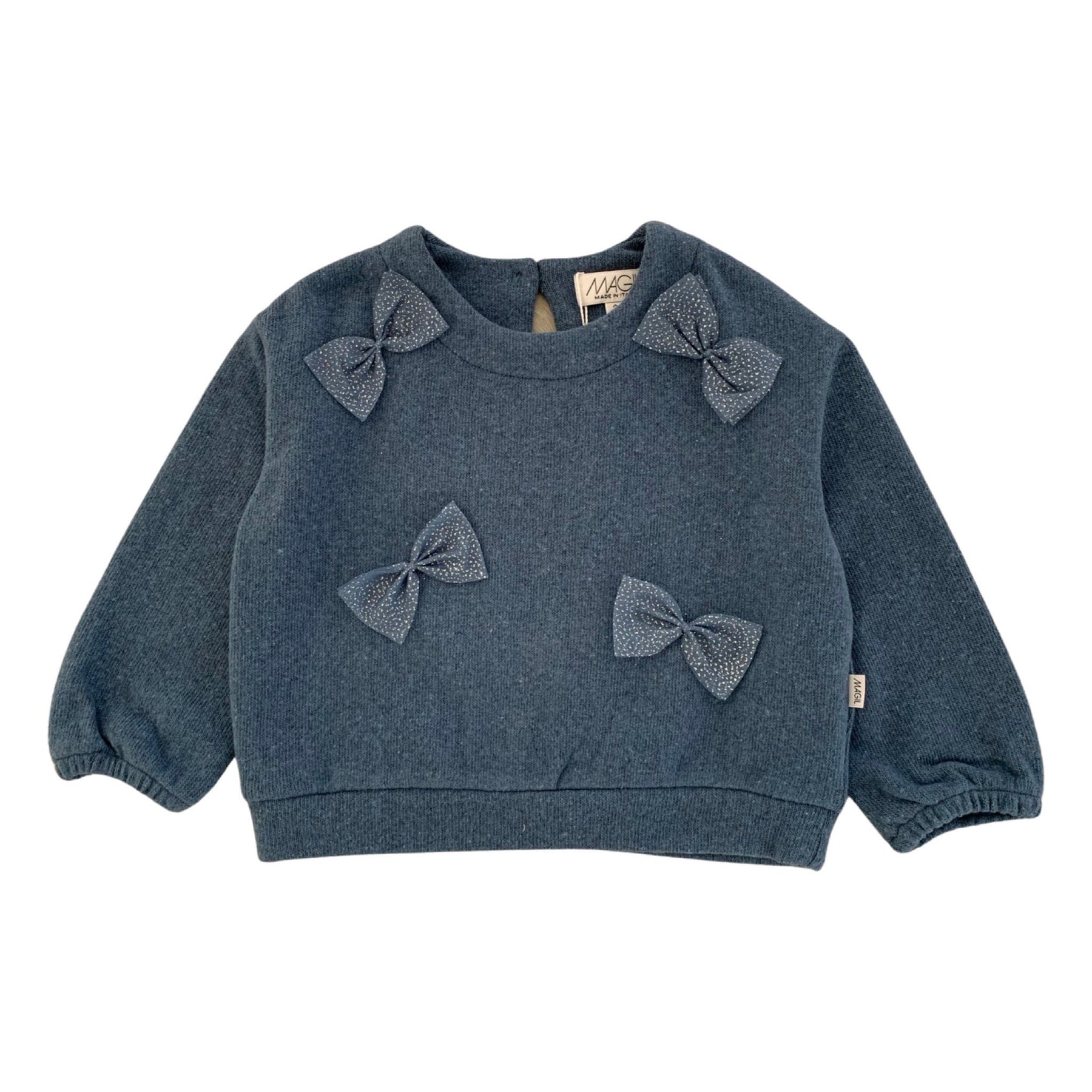 MAGLIA CON FIOCCHETTI GLITTER