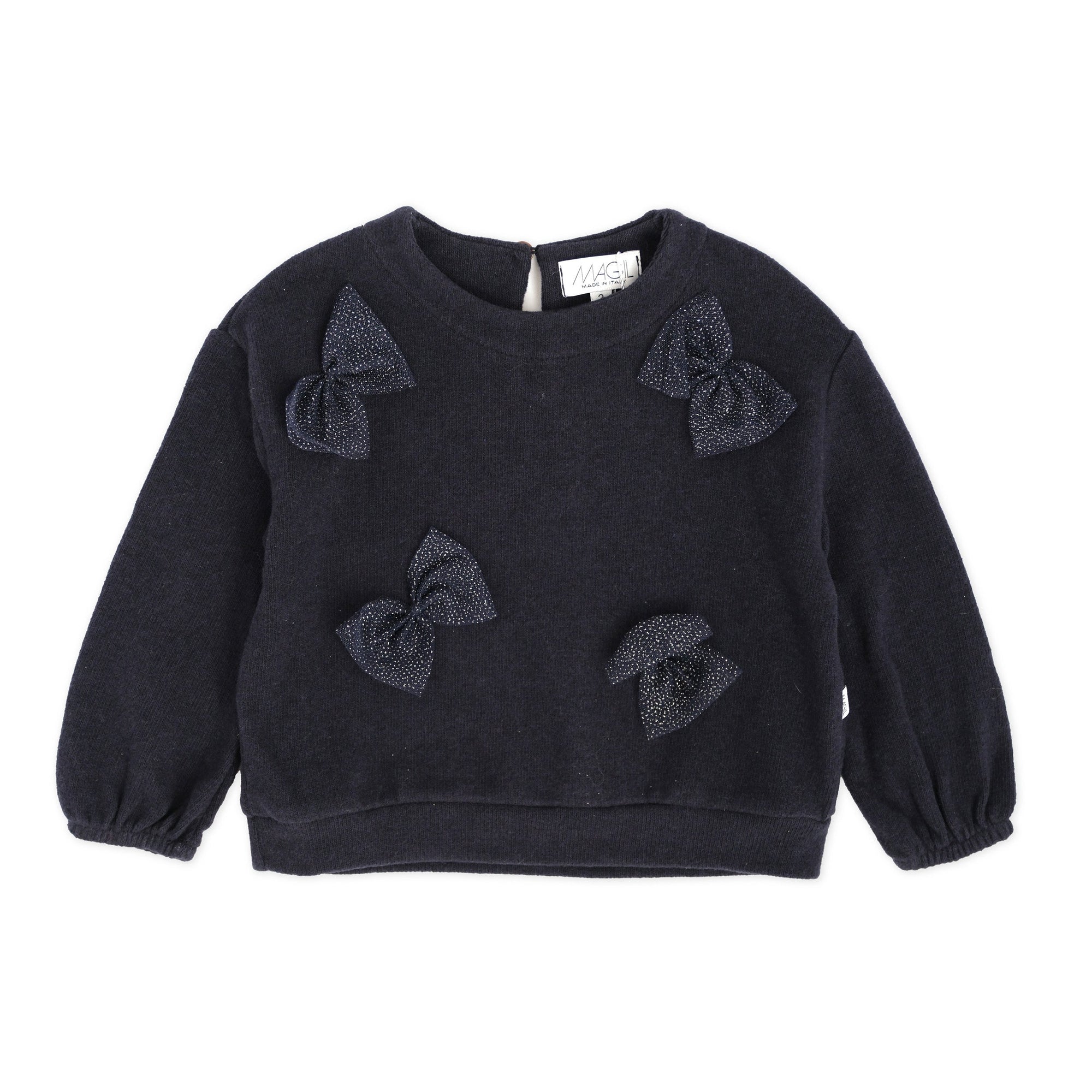 Maglia Con Fiocchetti Glitter