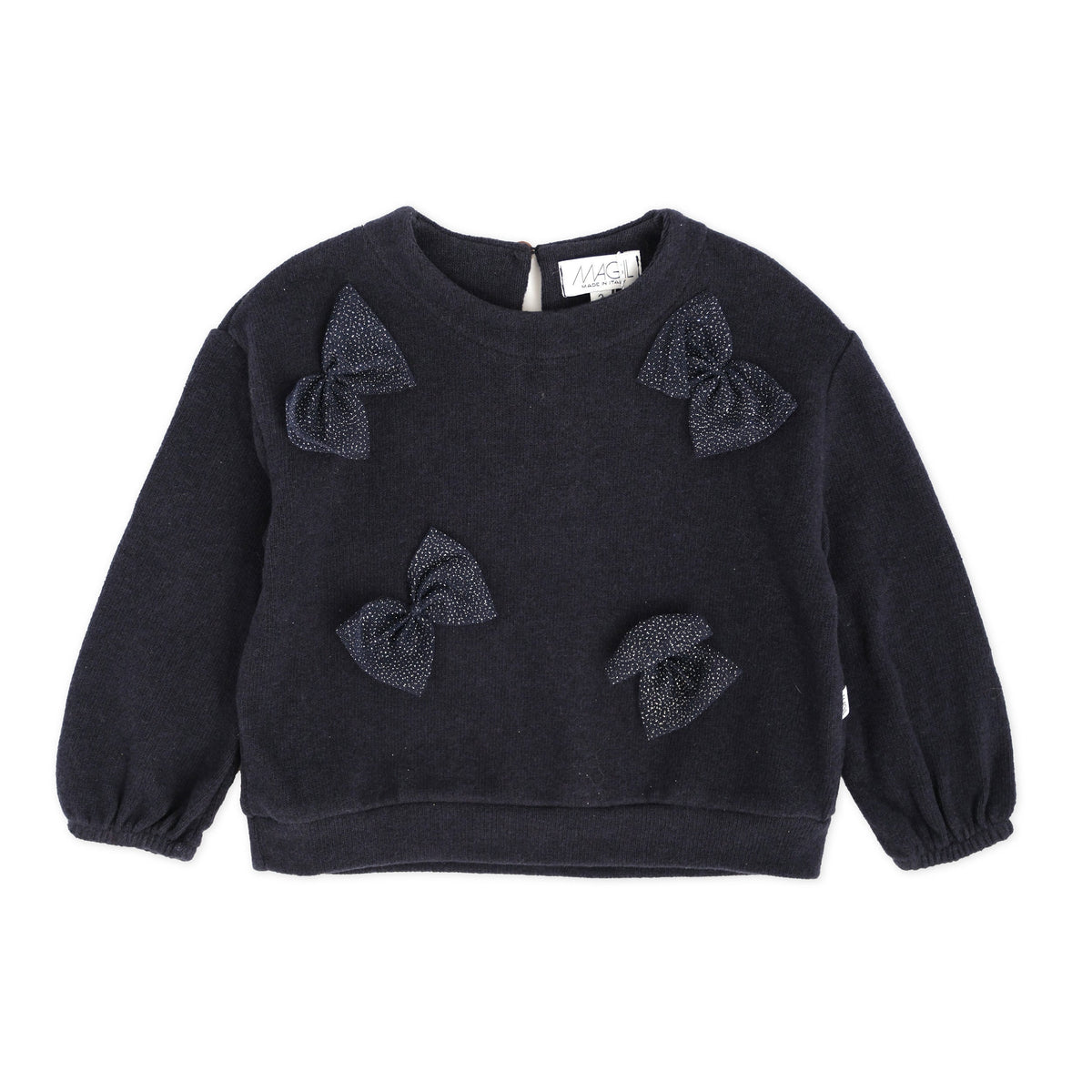 Maglia Con Fiocchetti Glitter