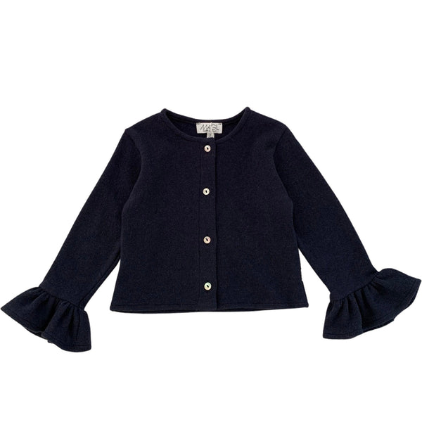 CARDIGAN CON MANICHE A TULIPANO