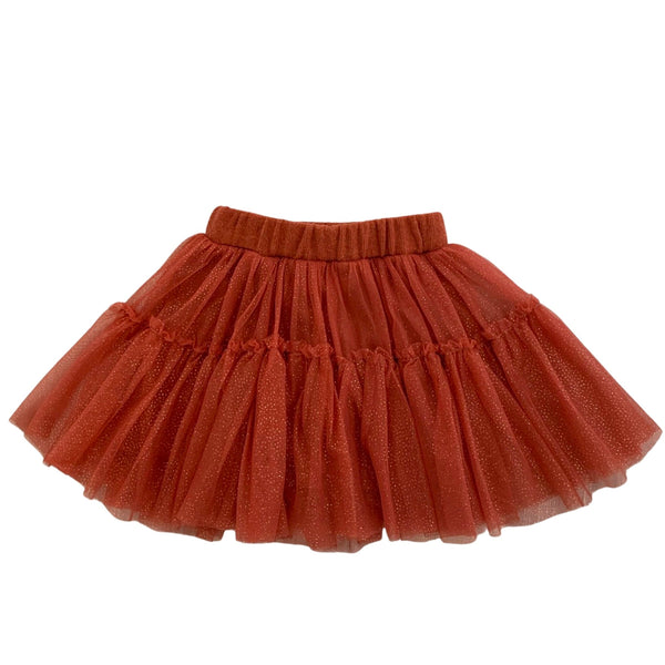 GONNA IN TULLE GLITTER DOPPIA BALZA