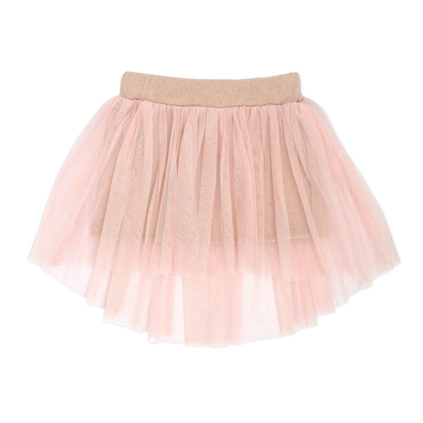 Gonna In Tulle Glitter Asimmetrica