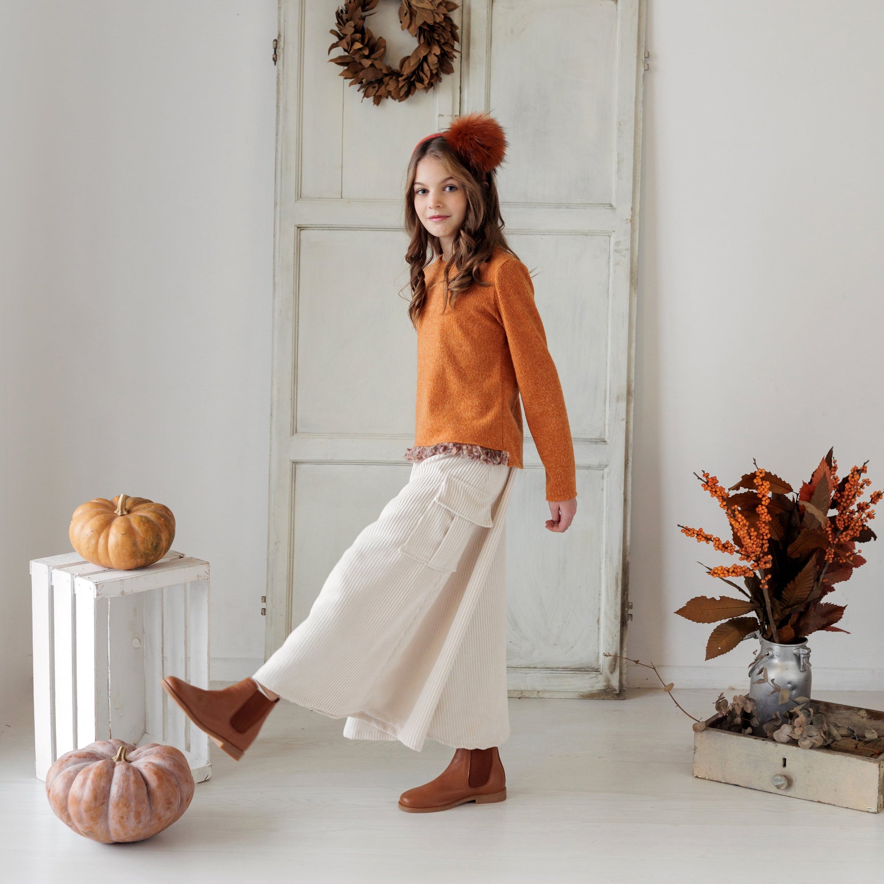 PANTALONE A RUOTA IN VELLUTO