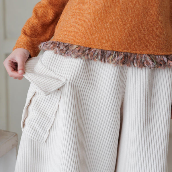 PANTALONE A RUOTA IN VELLUTO