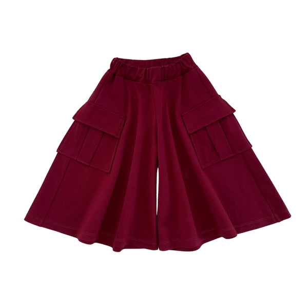 PANTALONE WIDE-LEG CON TASCONI
