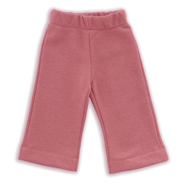 SLIM LUREX FLEECE PANTS