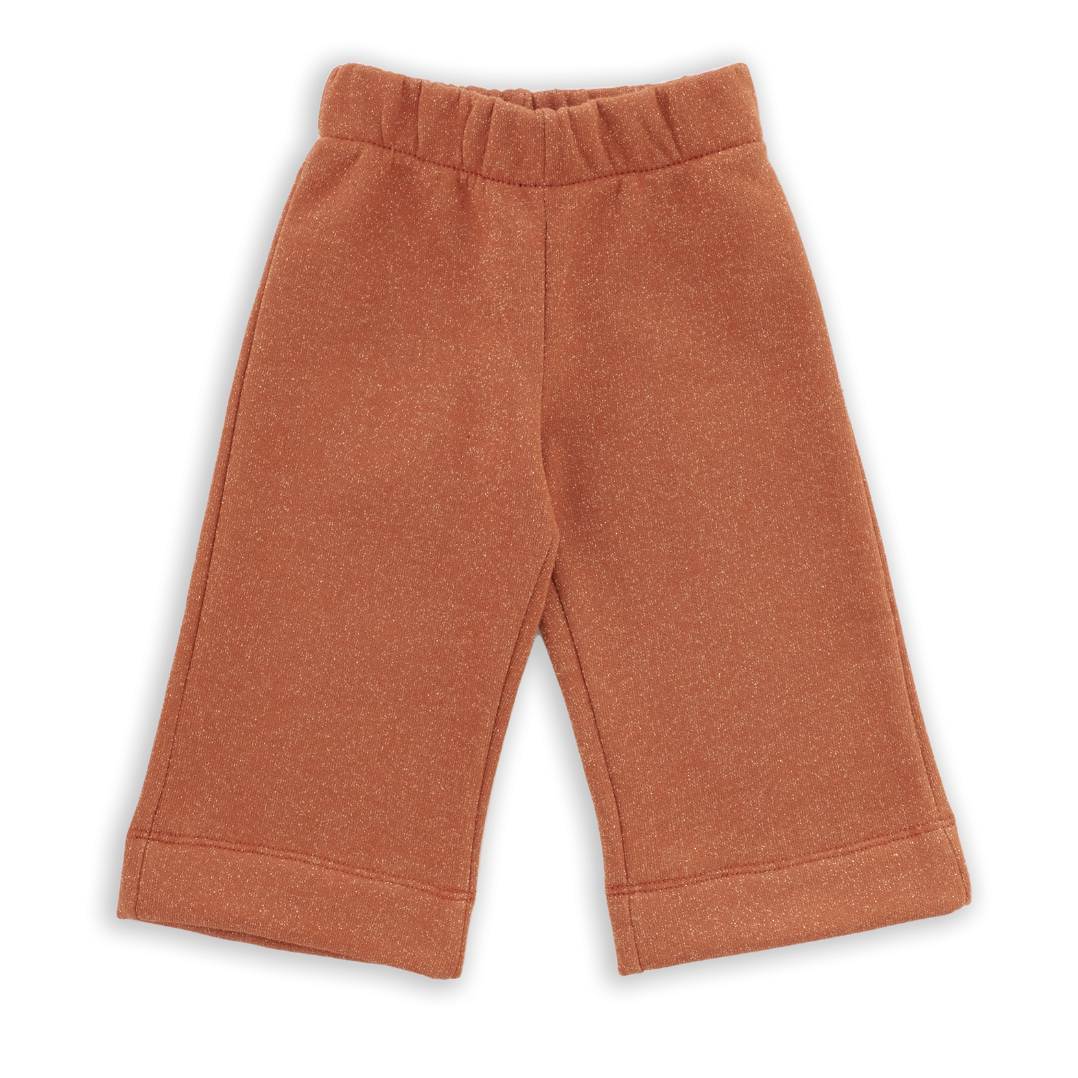 SLIM LUREX FLEECE PANTS