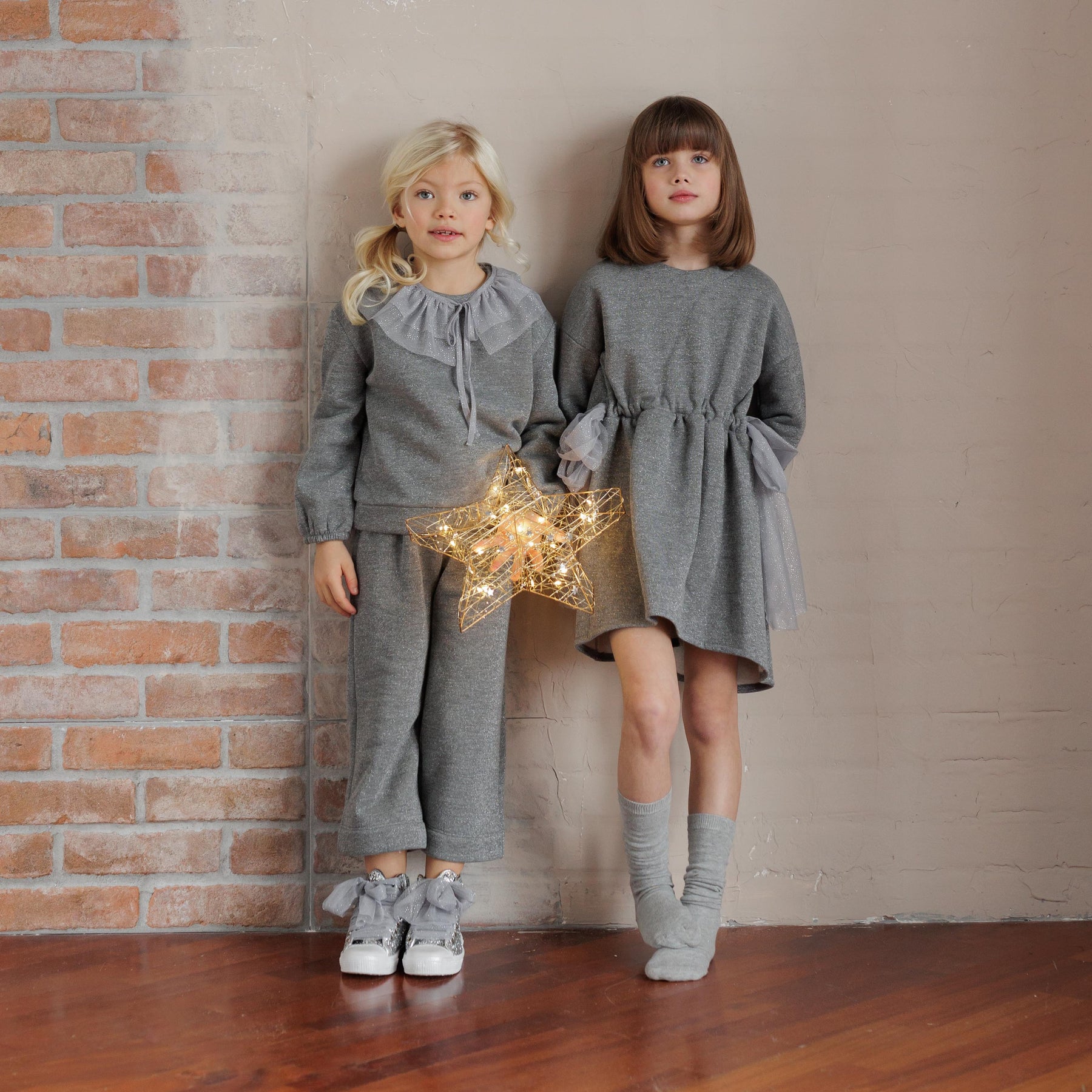 PANTALONE IN FELPA LUREX