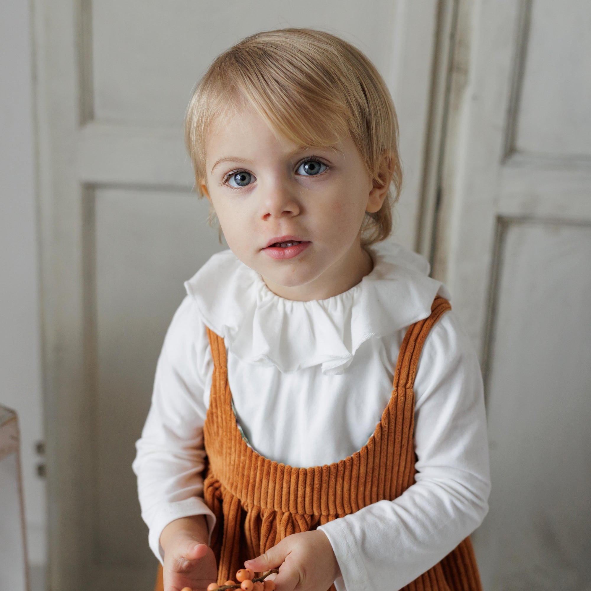 MAGLIA IN JERSEY CON COLLO VOLANT