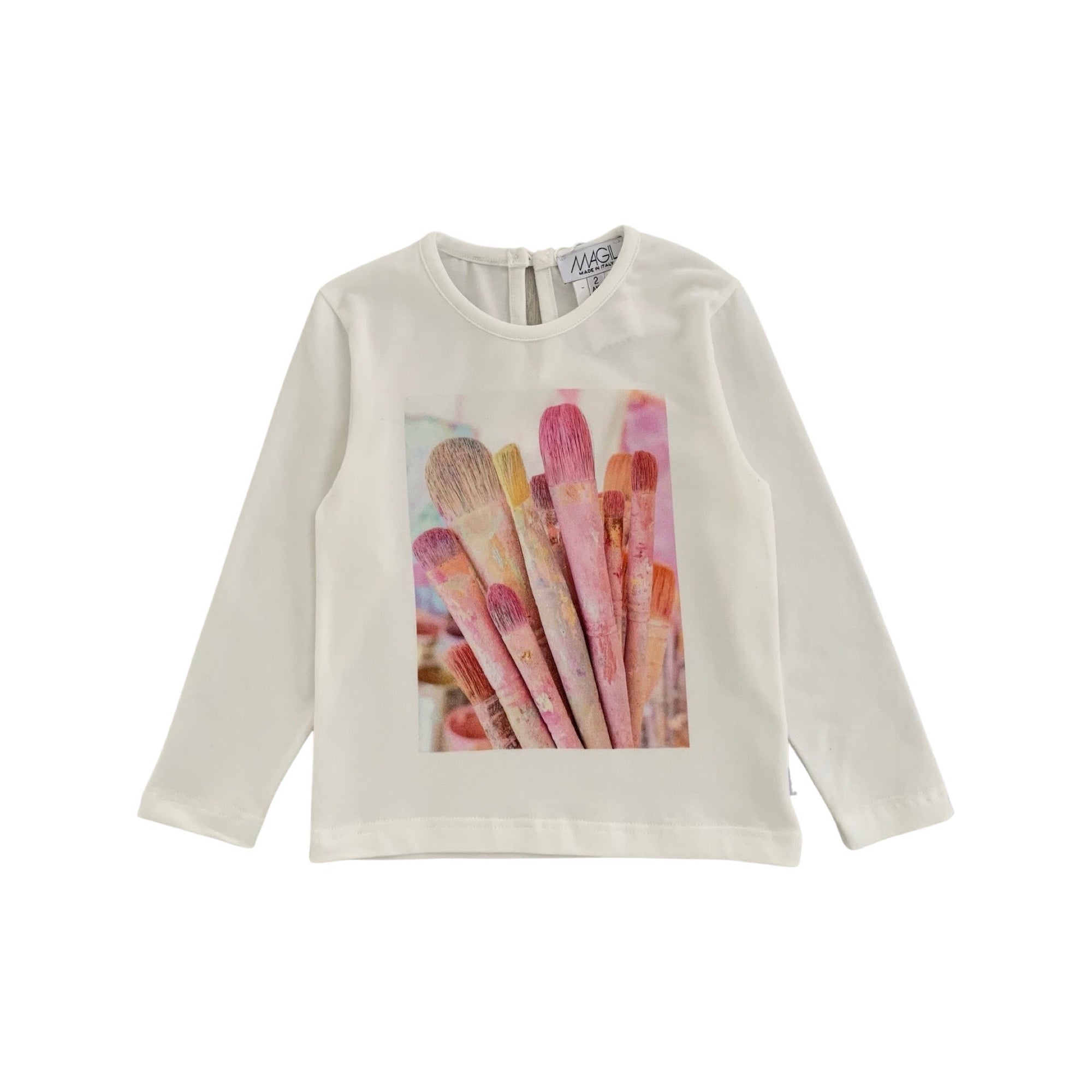 T-SHIRT STAMPA PENNELLI