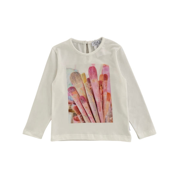 T-SHIRT STAMPA PENNELLI