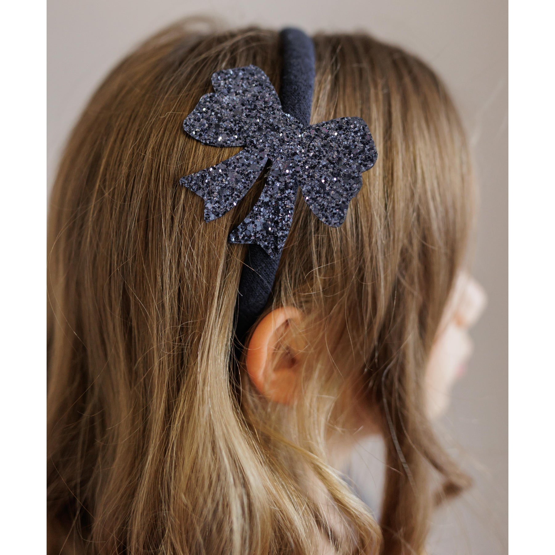 CERCHIETTO CON FIOCCO GLITTER
