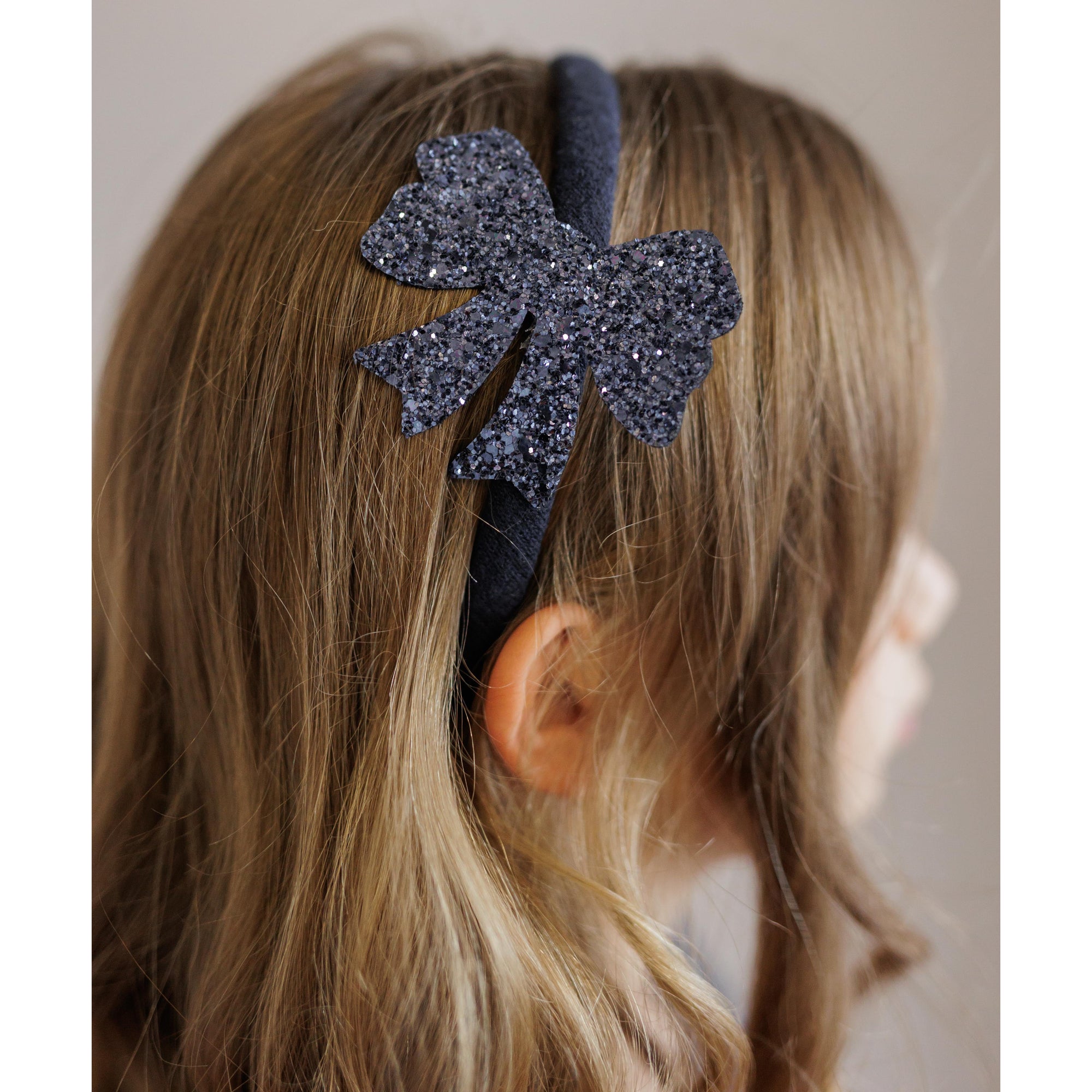 CERCHIETTO CON FIOCCO GLITTER