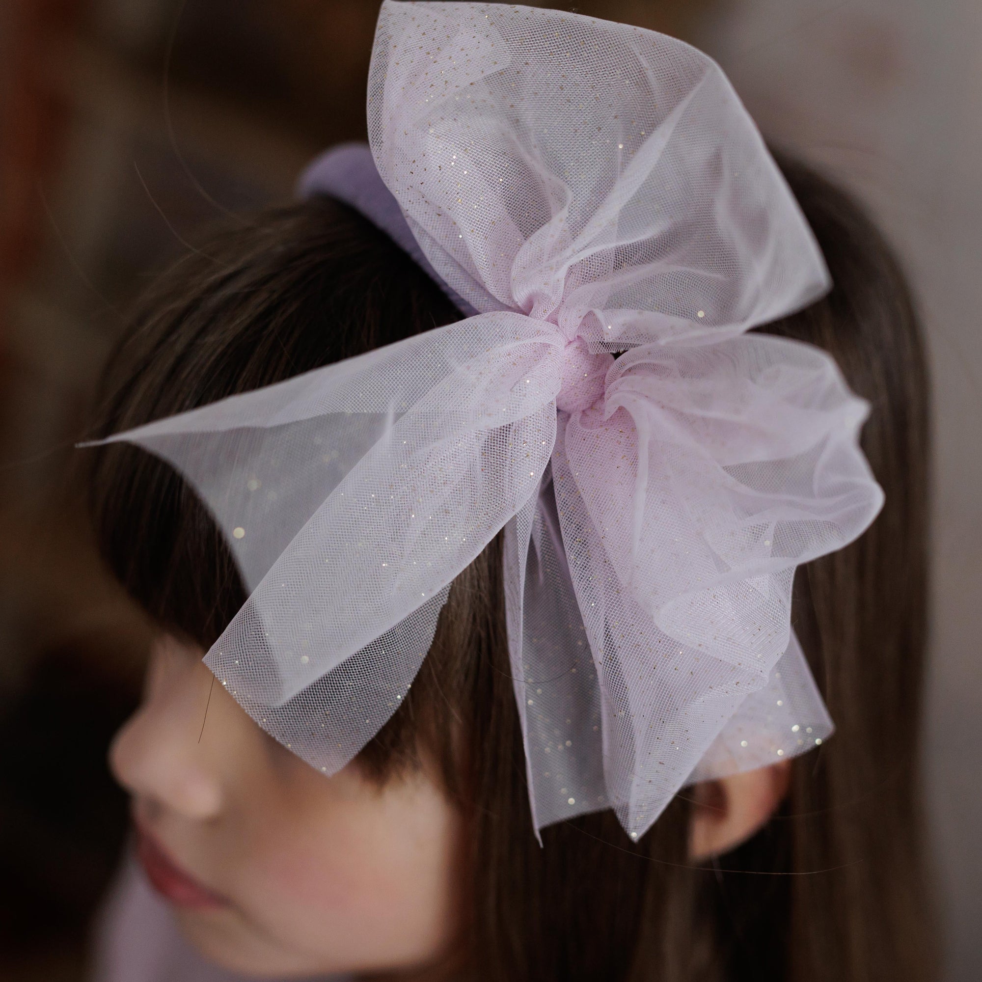 CERCHIETTO TULLE GLITTER