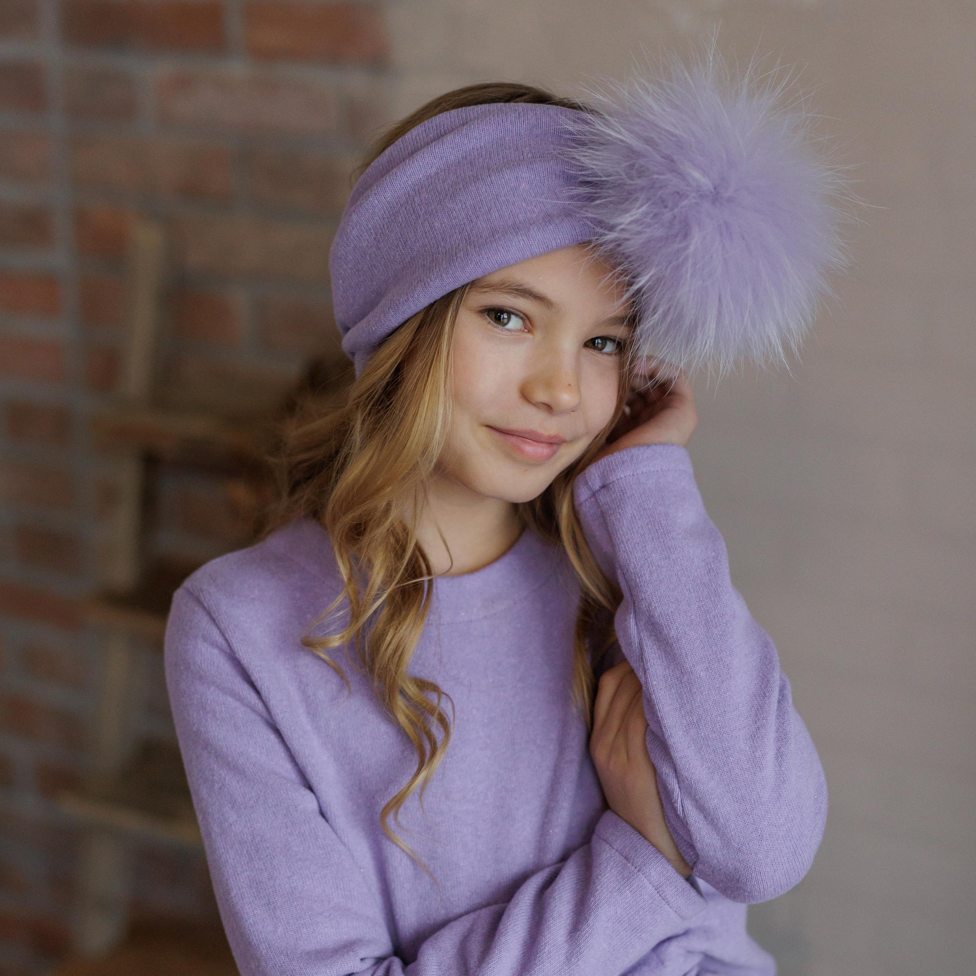FASCIA IN CALDO COTONE MAXI POMPON
