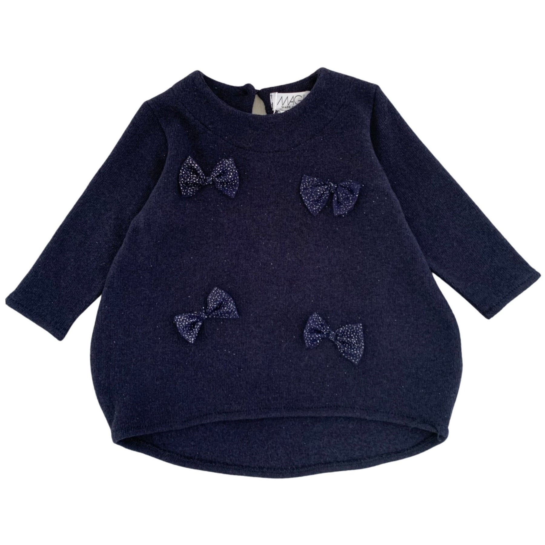 ABITO EGG-SHAPE CON FIOCCHI TULLE