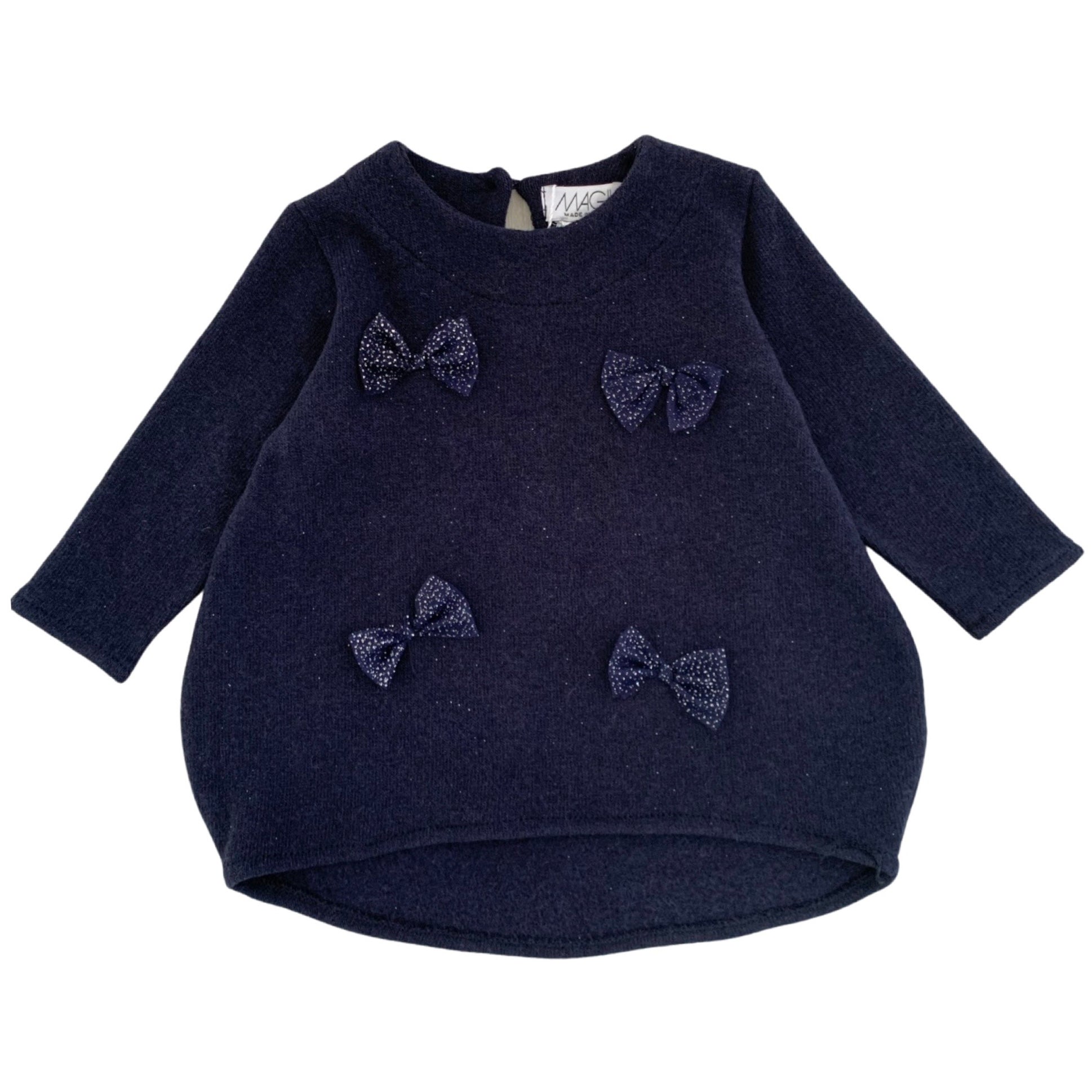 ABITO EGG-SHAPE CON FIOCCHI TULLE