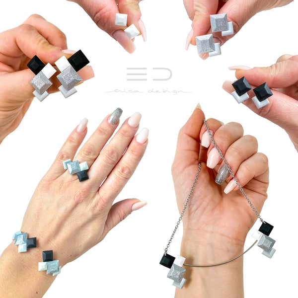 EXPANSION | black gray white silver