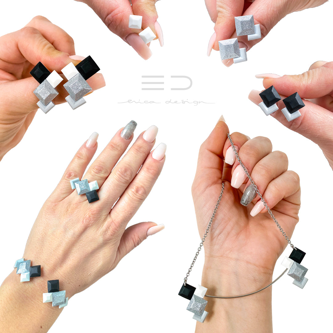 EXPANSION | black gray white silver