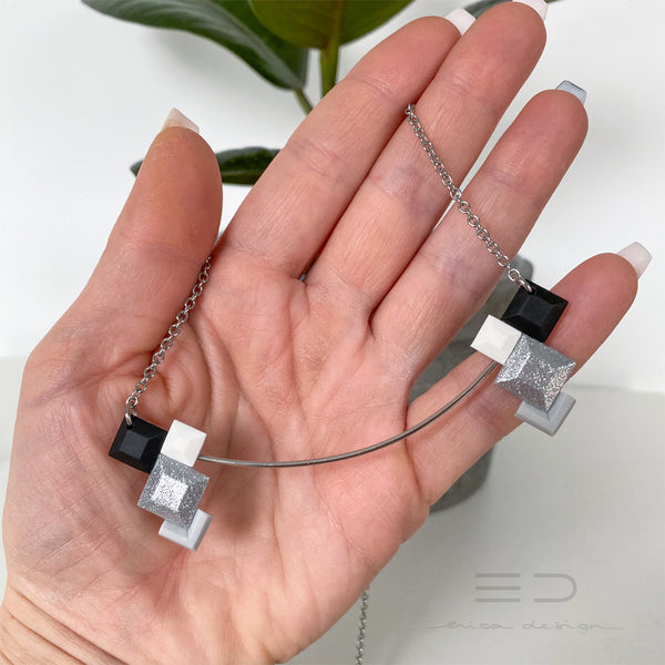 EXPANSION | black gray white silver