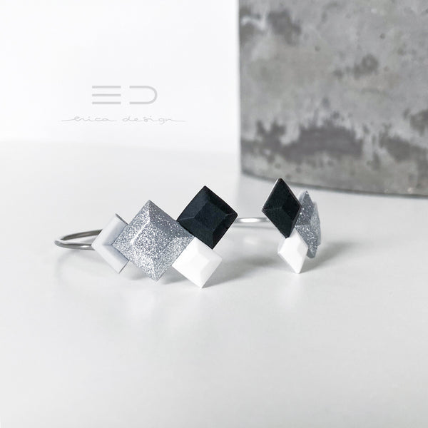 EXPANSION | black gray white silver