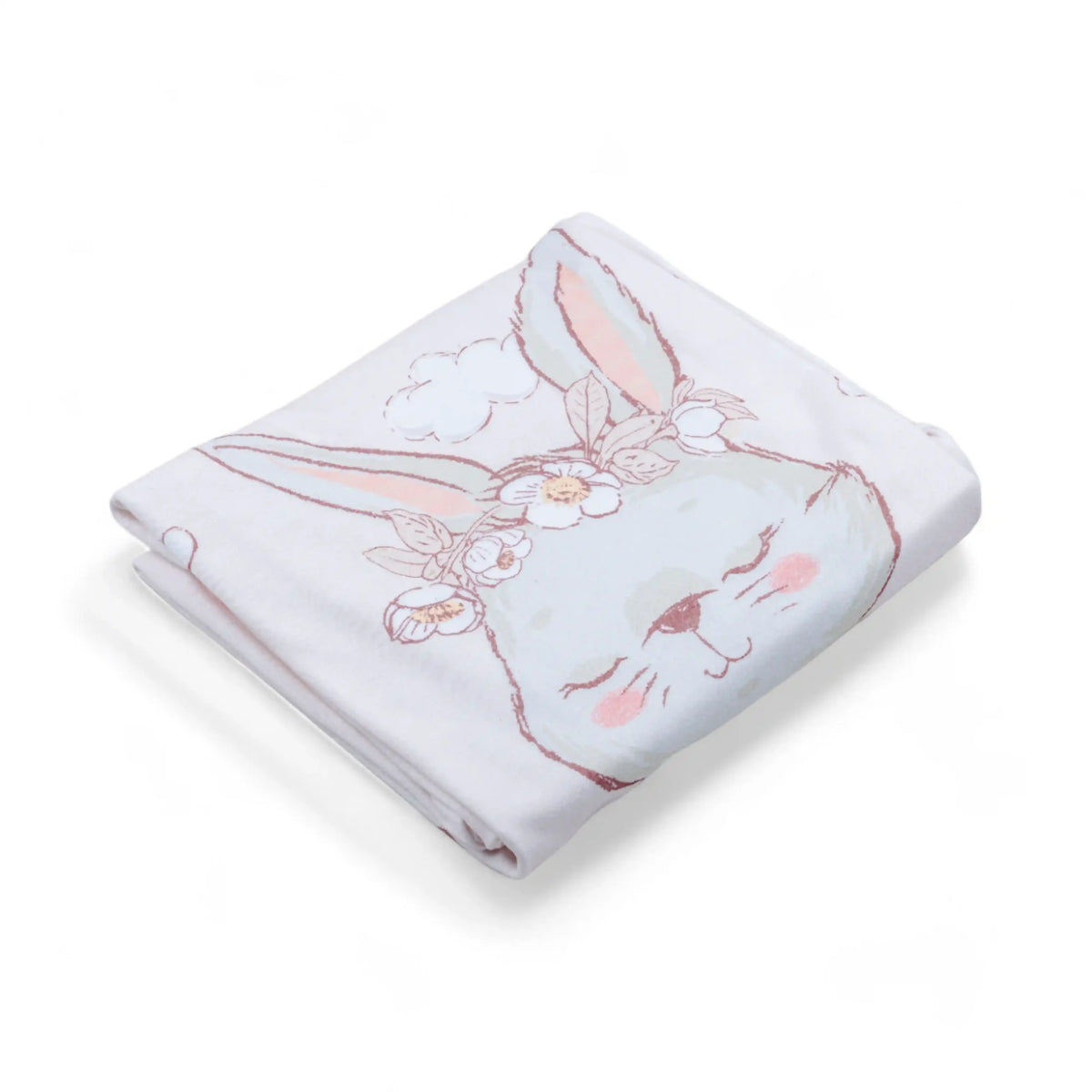 Personalized Premium Cotton Double Layer Blanket - Ballerina Bunny