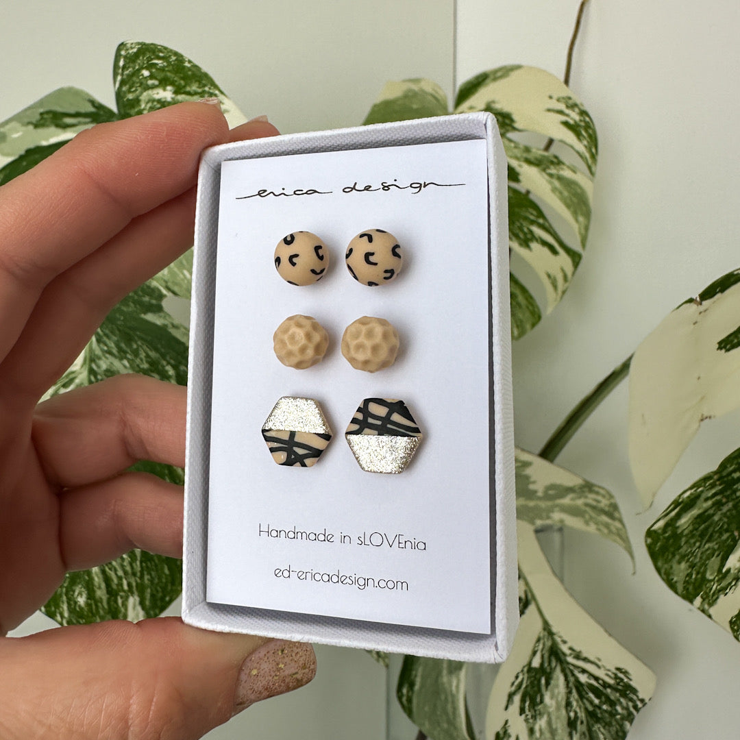 bolmix | beige zwart champagne