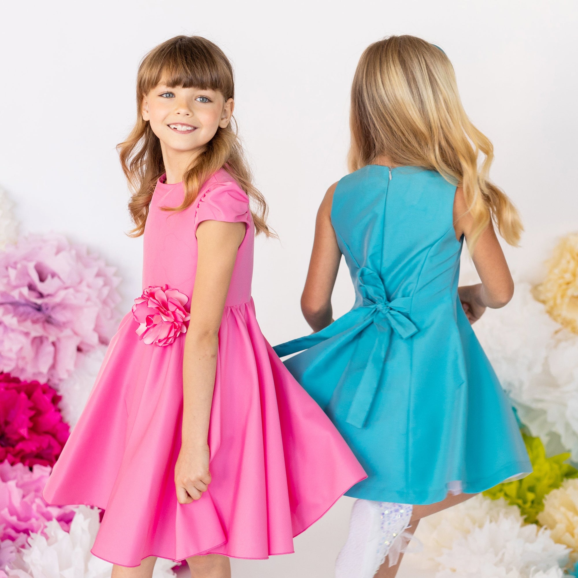 abito in tessuto mikado