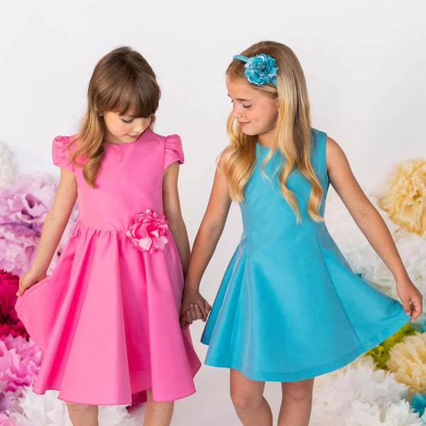 abito in tessuto mikado