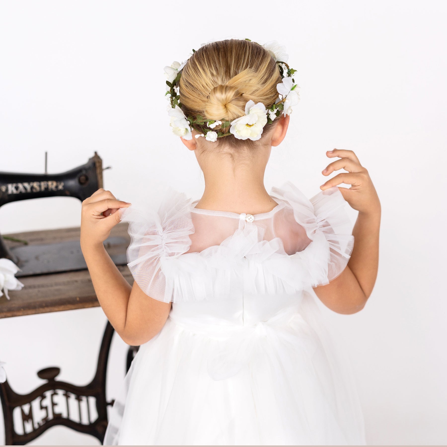 abito elegante in raso