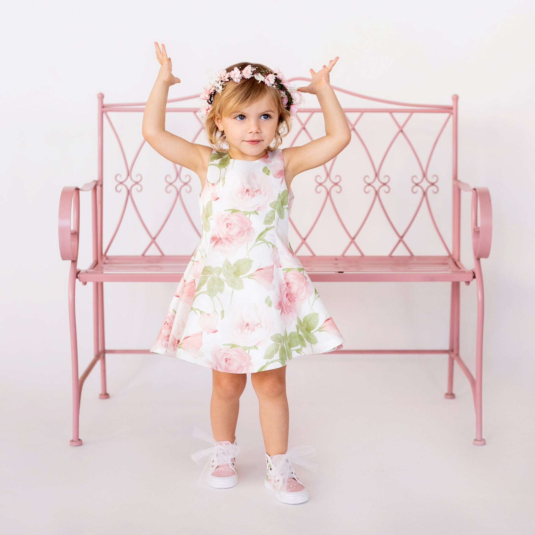 abito in raso stampato