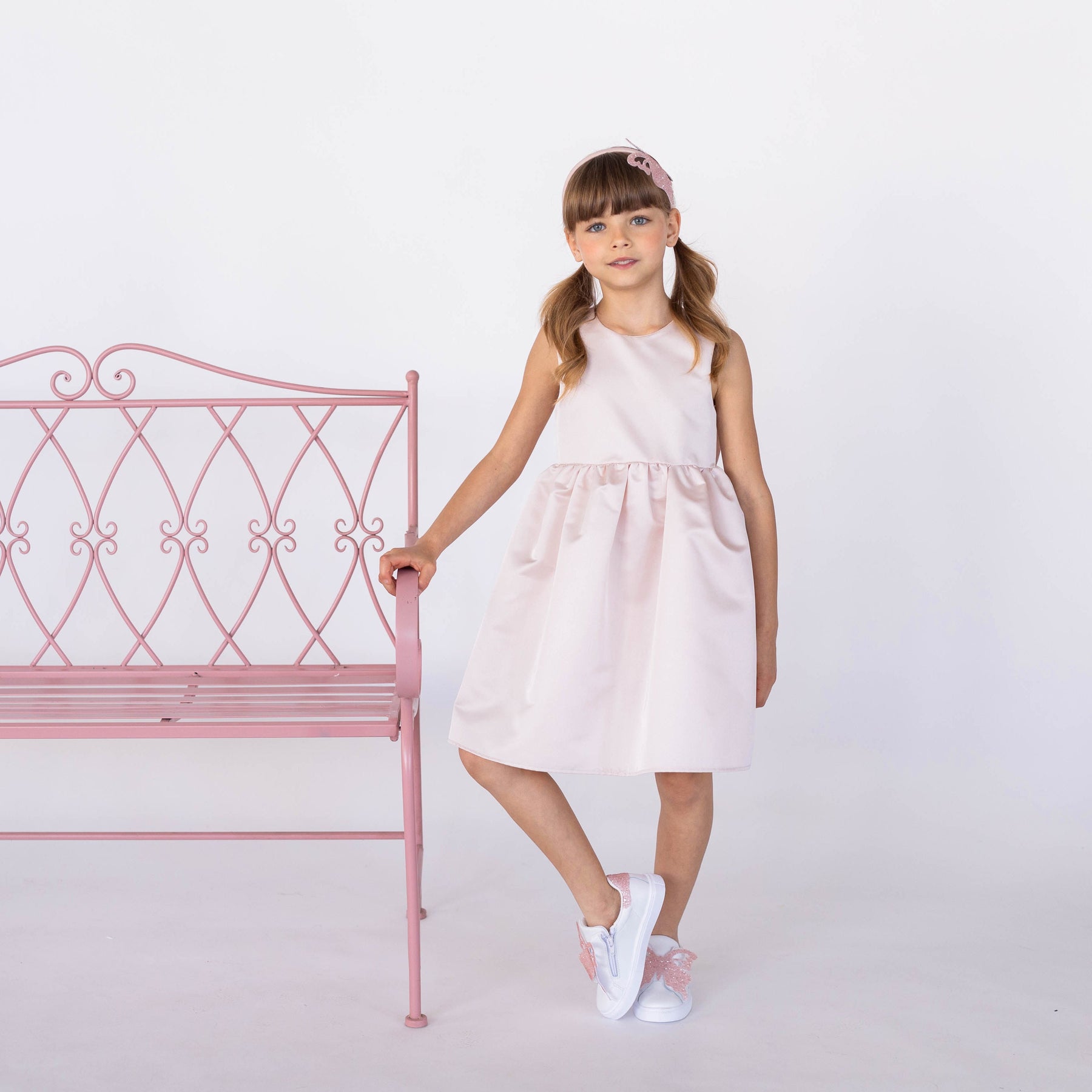 abito in mikado retro incrociato