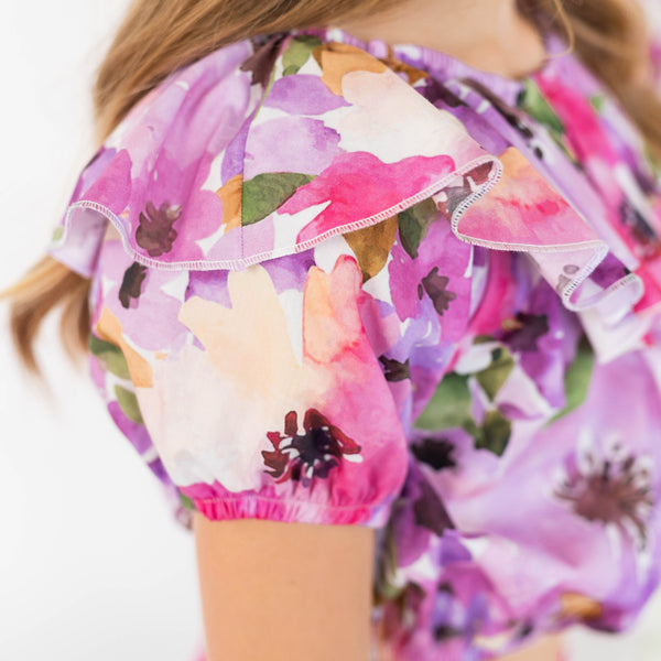 crop-top fantasia con volant