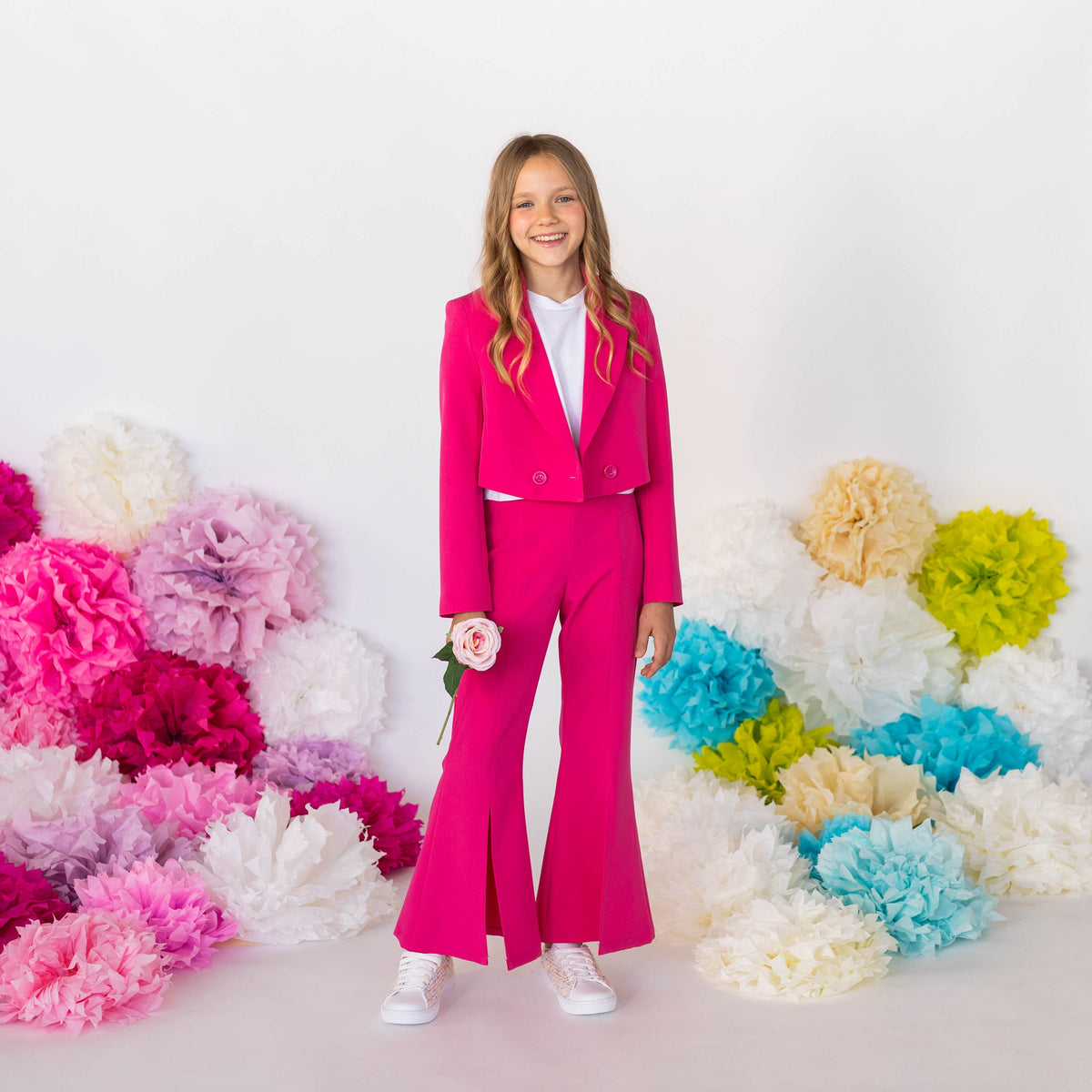 blazer cropped stretch