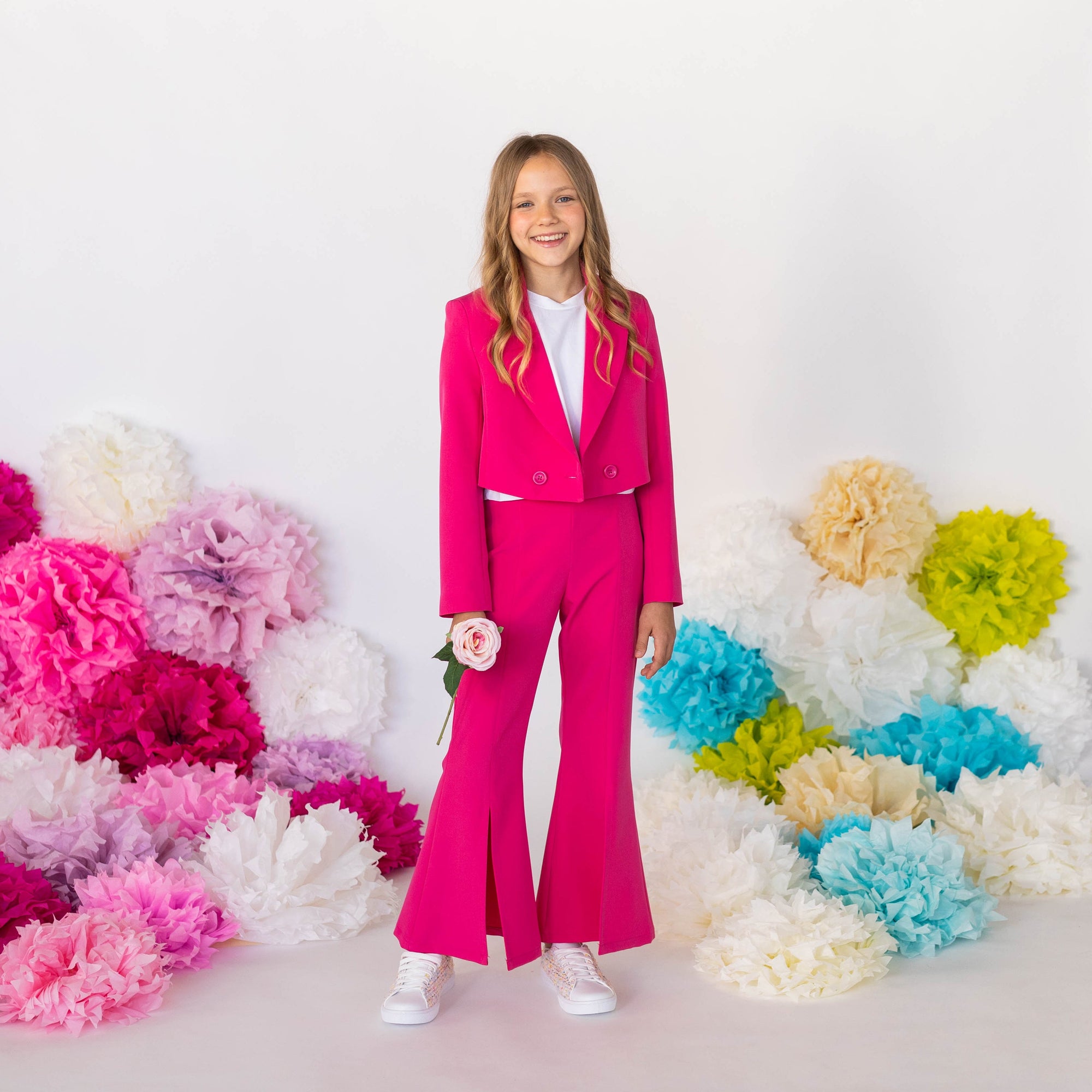 blazer cropped stretch