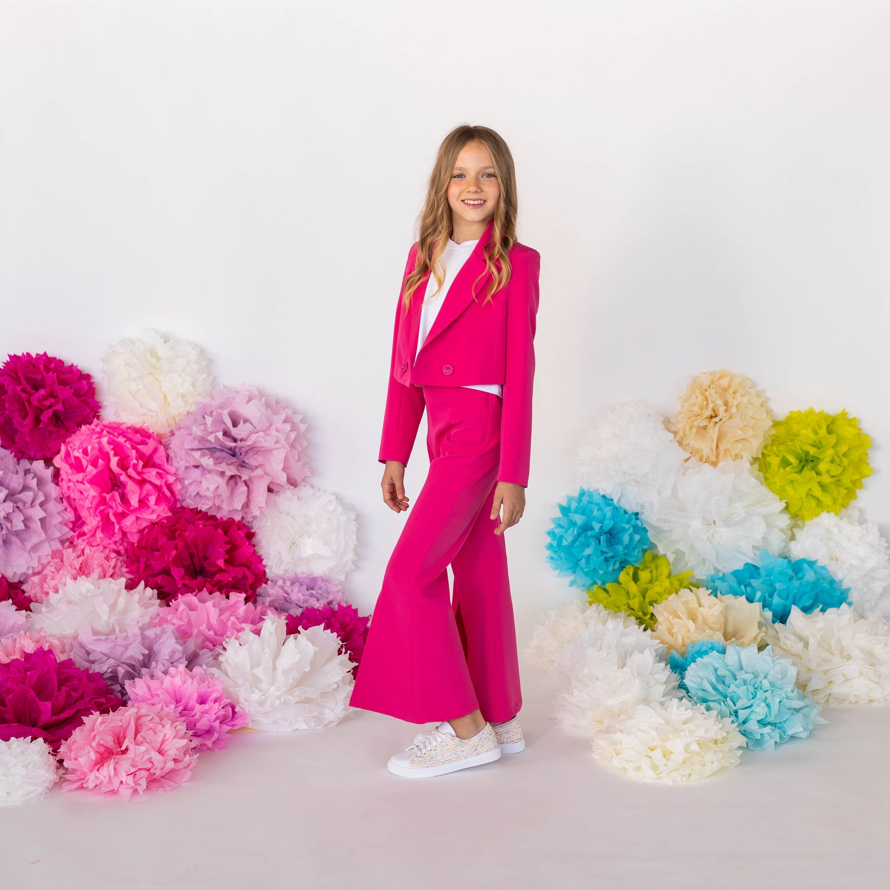 pantalone elegante a campana