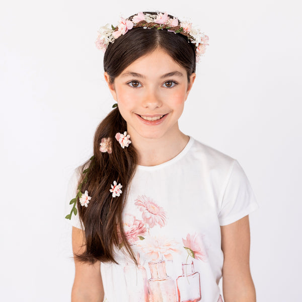 t-shirt stampa fiori