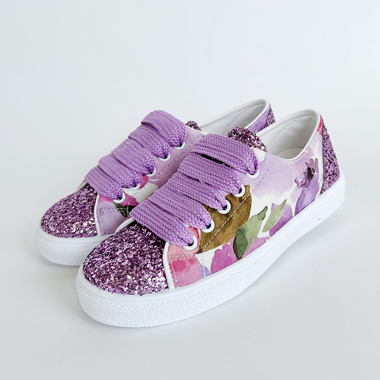 sneakers fantasia punta glitter