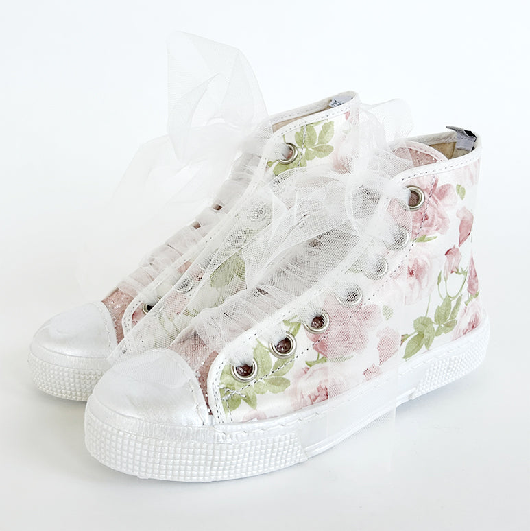 sneakers raso fantasia