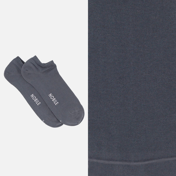 Ankle socks in pure Makò cotton - Essential solid color