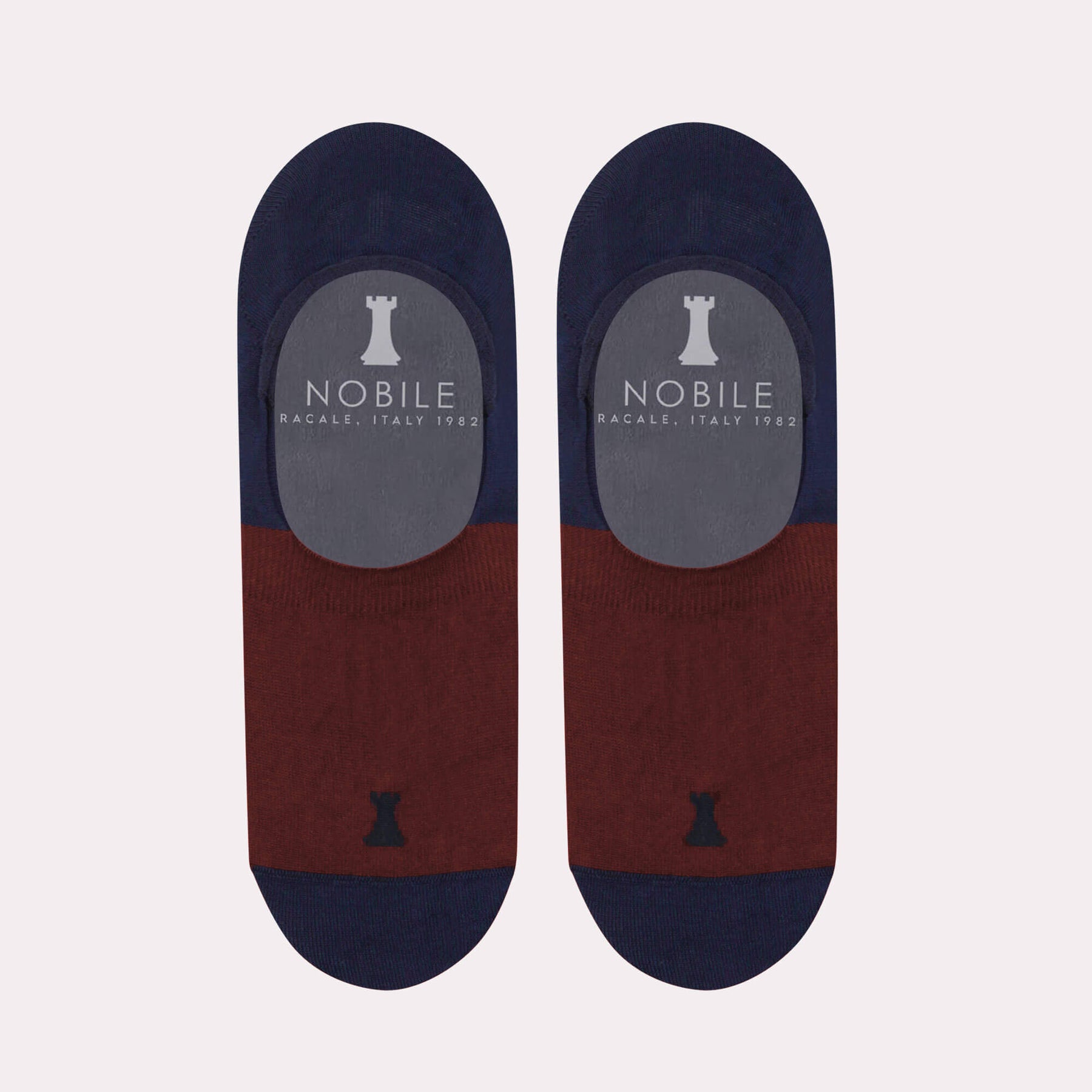 Calcetines invisibles bicolores en pura Filoscozia®