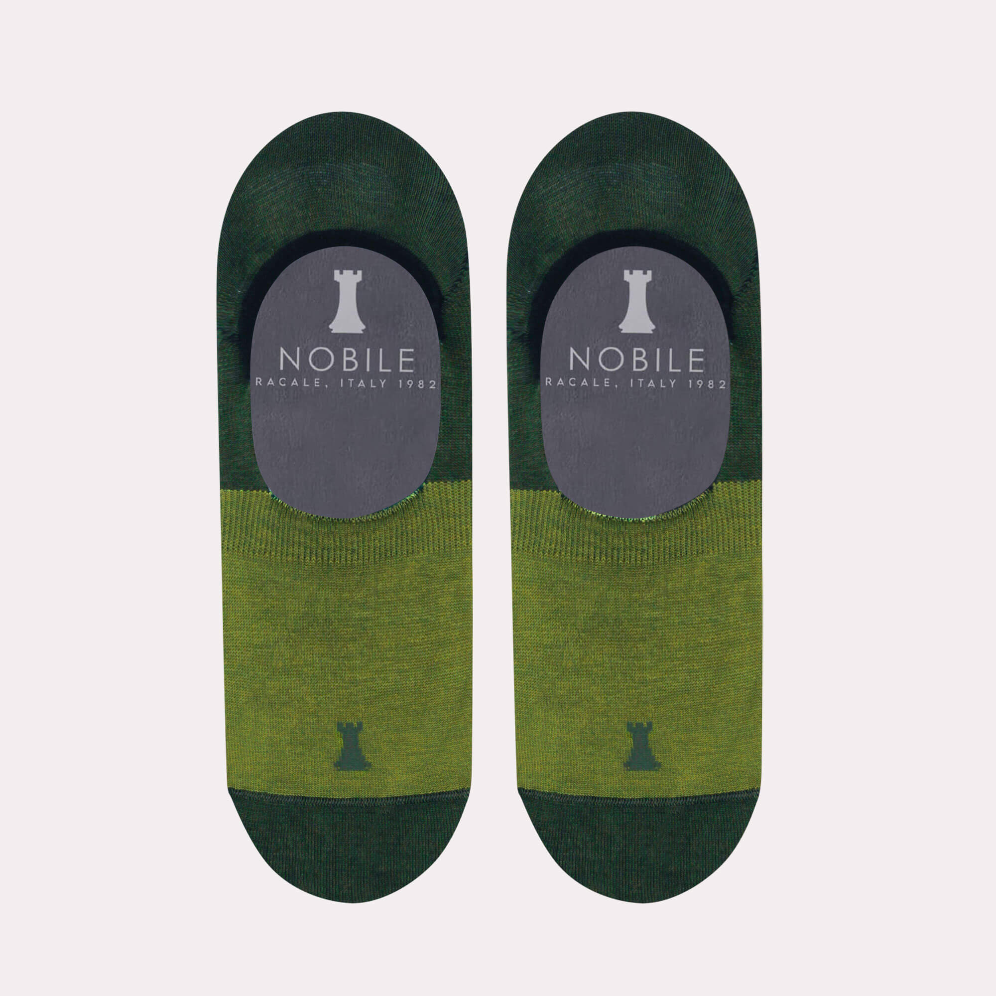Calcetines invisibles bicolores en pura Filoscozia®